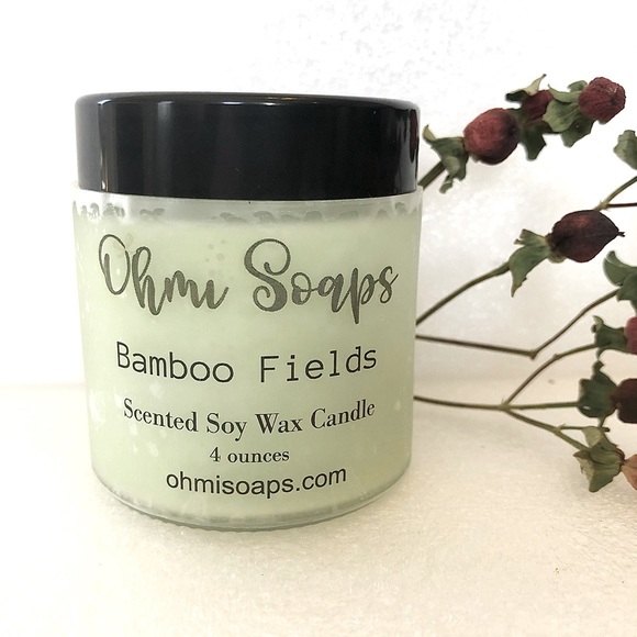 Ohmi Soaps Other - Bamboo Fields Soy Wax Candle